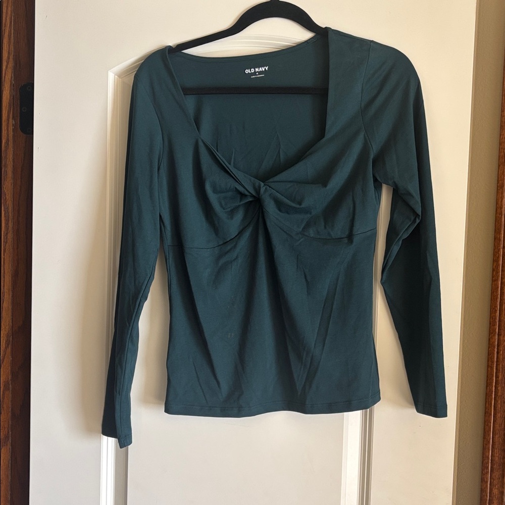 Old Navy Deep Teal Long Sleeve Shirt